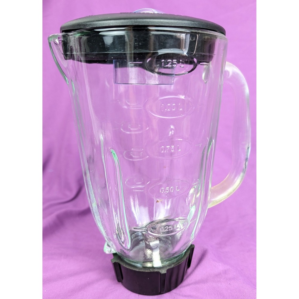 VTG Oster 5 Cup 1.25L Glass Blender Jar Lid Blade Fits Osterizers Beehive & 4242